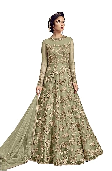 Net anarkali gown Clearance
