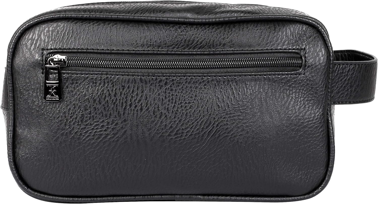 Karla Hanson Men's Travel Double Zipper Toiletry Bag