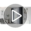 Estelar Textiler Black and Yellow Ombre Blackout Curtains for Bedroom, Thermal Insulated Blackout Drapes, Full Light Blocking Energy Saving Long Curtains for Living Room, 52Wx96L, 2 Panels