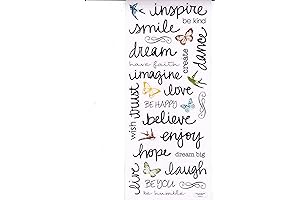 Paper Studio Stickers: Inspiration Handwritten Words