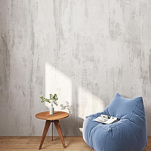 Miniatura 7 de FunStick Papel de Contacto de Hormigón Beige de 24" x 200" Despegar y Pegar para Encimeras Papel Tapiz de Hormigón Texturizado Autoadhesivo Papel de