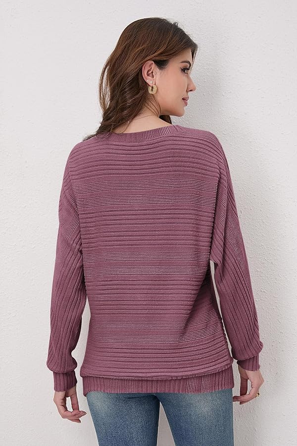 RICHSTORY Tops for Women Trendy Long Sleeve Shirts Fall Sweaters Burgundy by RICHSTORY - Used condition - Image 4