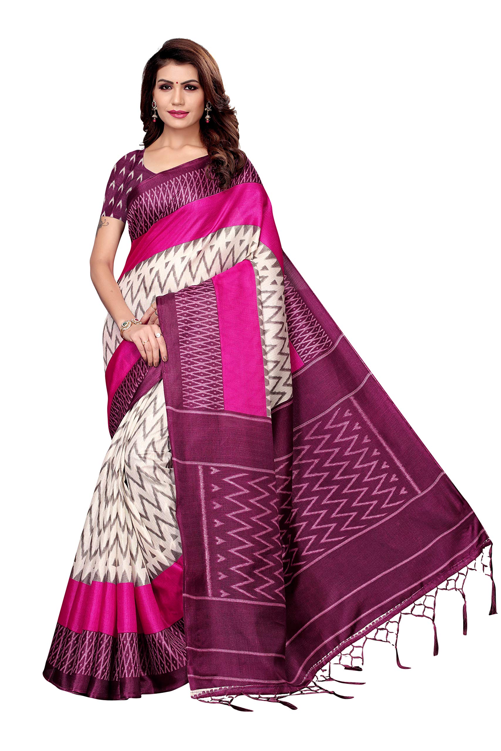 yashika Women's Khadi Saree-picture-45