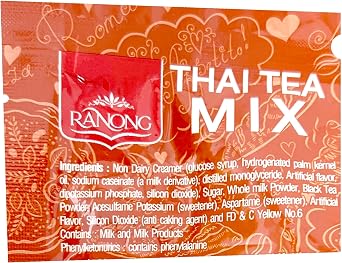 Ranong Tea Instant Thai Tea Mix 10 Sachets