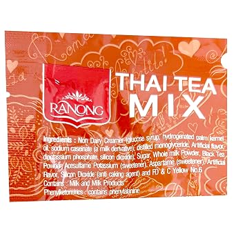 Ranong Tea Instant Thai Tea Mix 10 Sachets