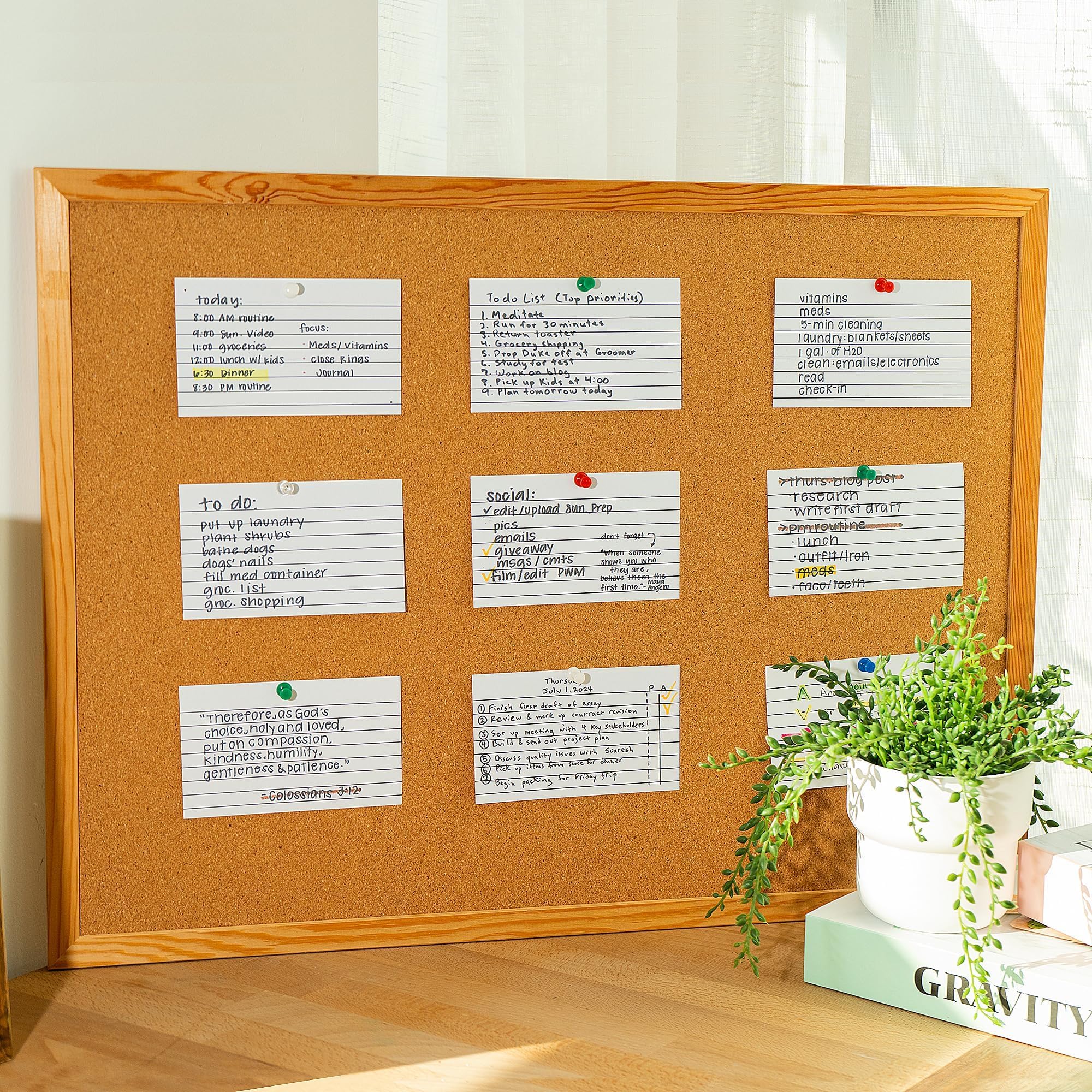 Lot De 300 Cartes D'index Lignées Assorties De 7,6 X 12,7 Cm, Avec