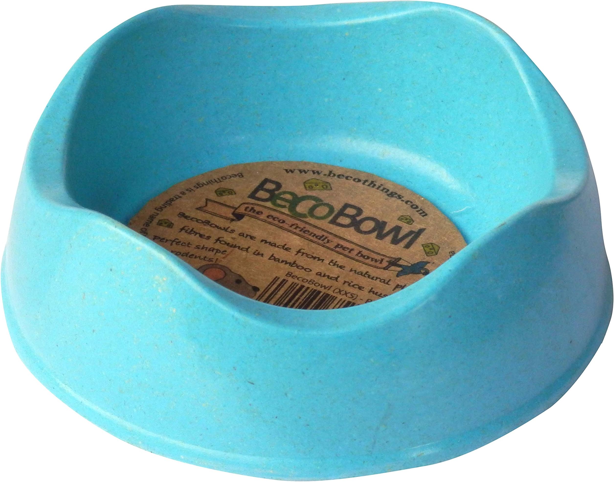 Beco Bowl - Eco Friendly Bamboo Food and Water Bowl - XS - Blue