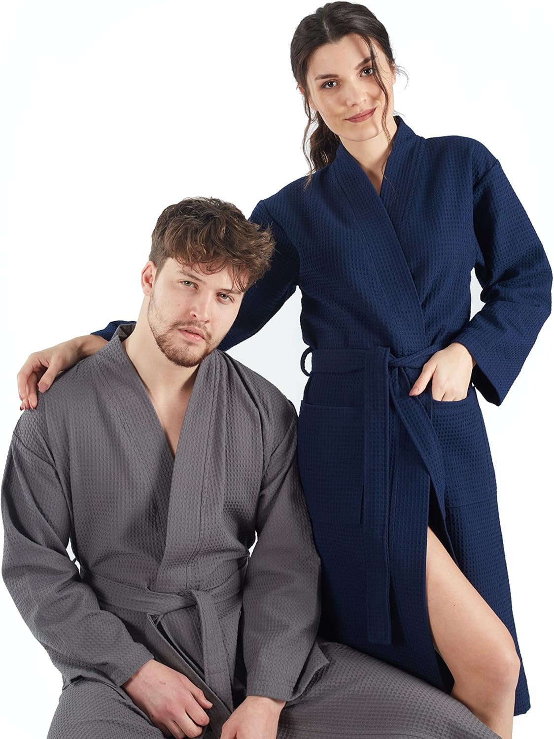 BAGNO MILANO Women's Robes, Waffle Robes For Women, Turkish Cotton Bathrobes For Women - Image 4