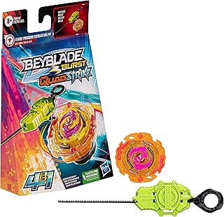 Beyblade Burst QuadStrike Flame Pandora Everlasting P8 Spinning Top Starter Pack, Balance/Attack Type Battling Game Toy Set with Launcher