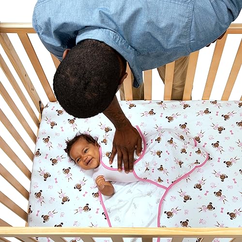 Miniatura 2 de Little Muffincakes Manta para bebé 100% algodón, tema de bailarina (Zhara) para recién nacido - 3 meses