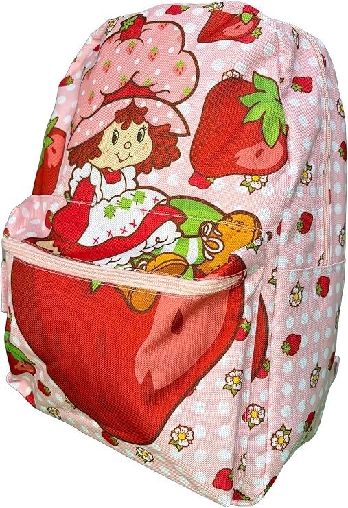 Fast Forward Strawberry Shortcake 16 Print All Over Backpack, Pink