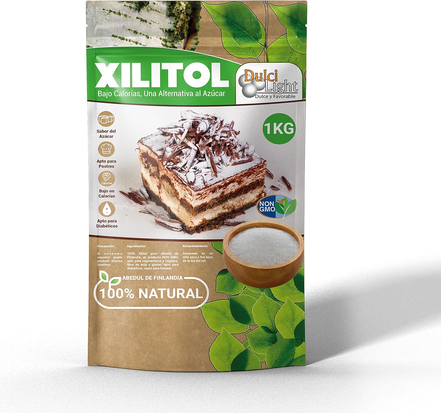 100 Natural Zero Xylitol Sweetener 1kg Low Calorie DULCILIGHT