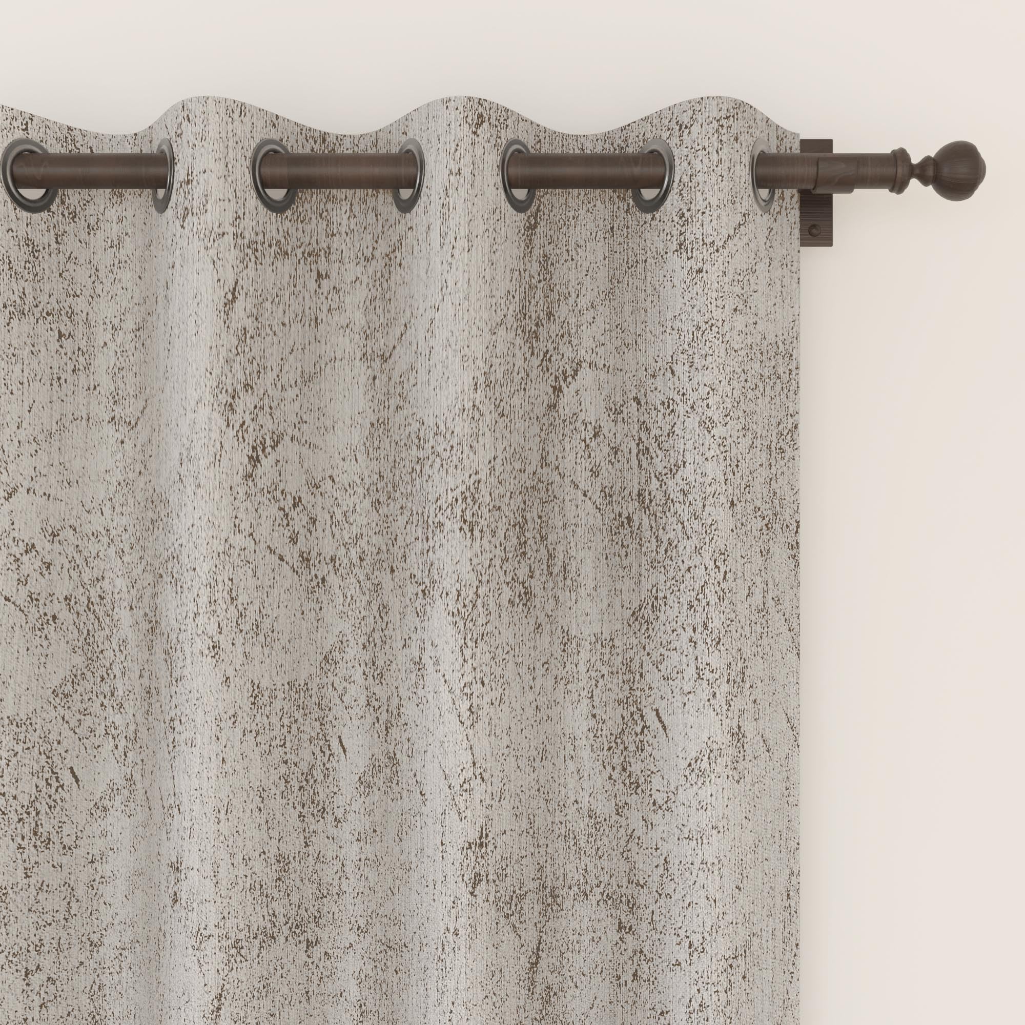 Soleil d'ocre, Adrien Blackout Curtain with Eyelets 135 x 250 cm