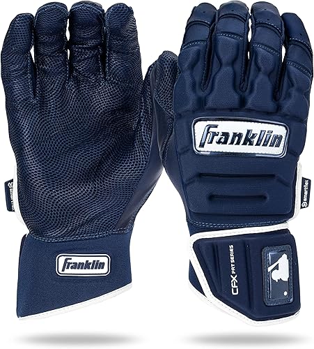 Franklin Sports CFX Pro PRT - Guantes de bateo protectores resistentes Franklin Sports CFX Pro PRT - Guantes de bateo protectores resistentes