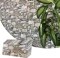 Vista 33 de Dundee Deco Paneles de Pared 3D - Revestimiento Gris Carbón con Aspecto de Piedra, Paneles de Pared con Revestimiento de Espuma de Poliestireno