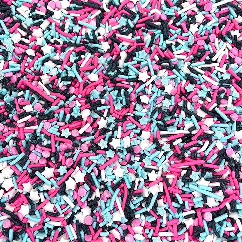 Miniatura 9 de Manvscakes, Gránulos rosados, San Valentín, chispas para pasteles, sin gluten, galletas, chocolate, fondant, cobertura de princesa, helado,