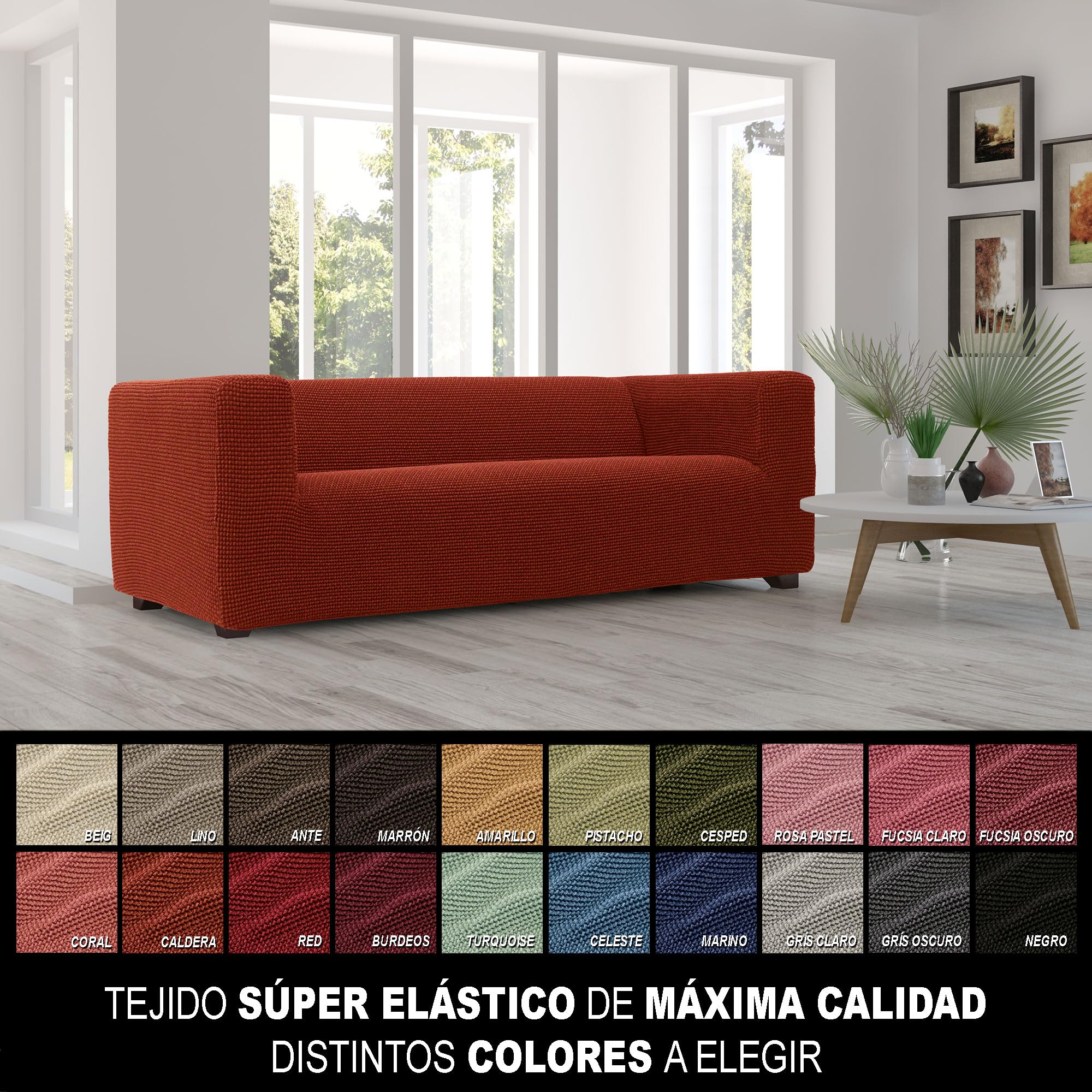 FAVERTI Housse de canapé Super élastique Compatible avec Le canapé KLIPPAN 2 Places IKEA | Modèle Novel | Protecteur de qualité en Tissu Jacquard Toucher Coton