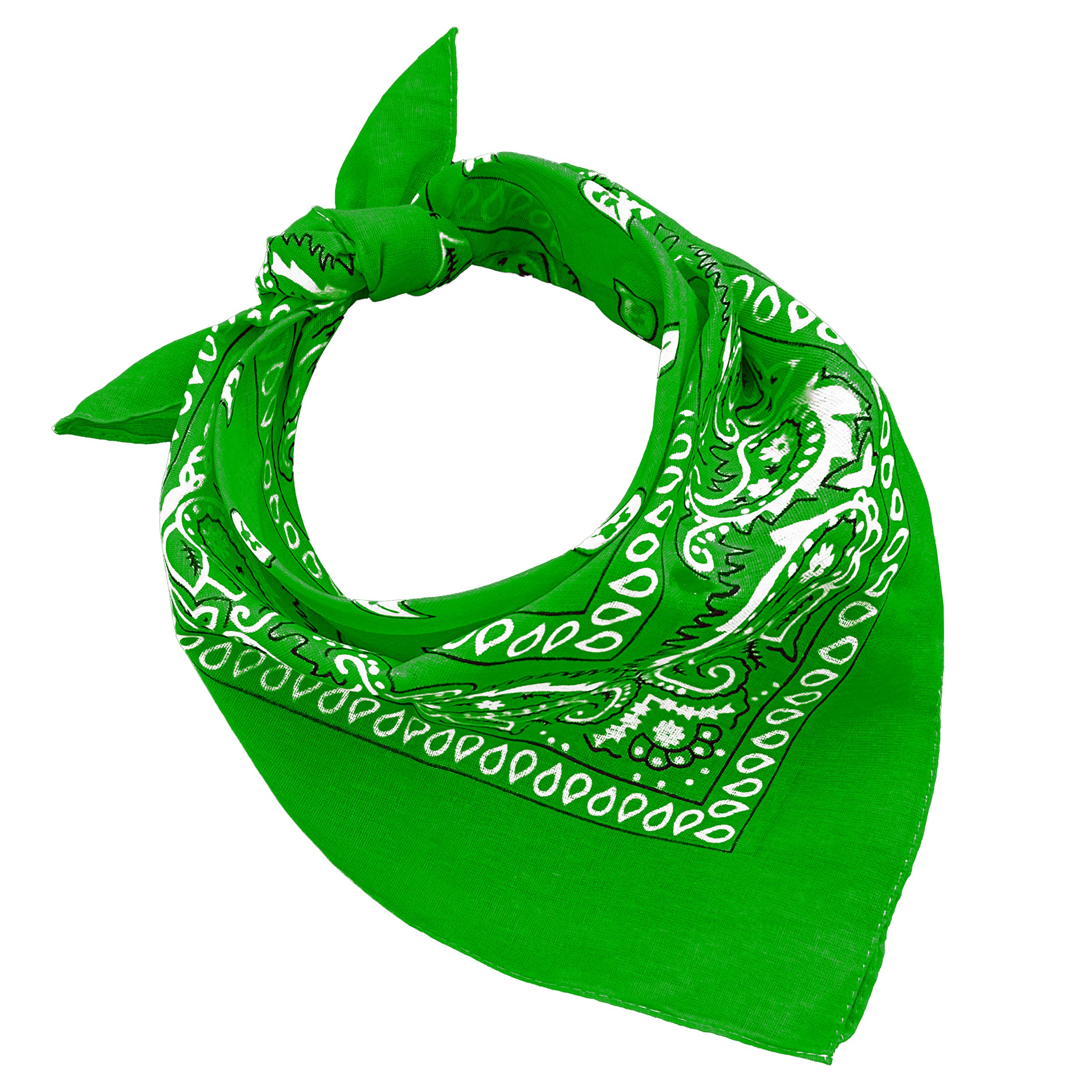 JOPHY & CO. 100% algodón BANDANA SET 3/5/10 para Mujeres Hombres Niños Unisex Único y/o Paisley Pattern COD. A644 — view 37