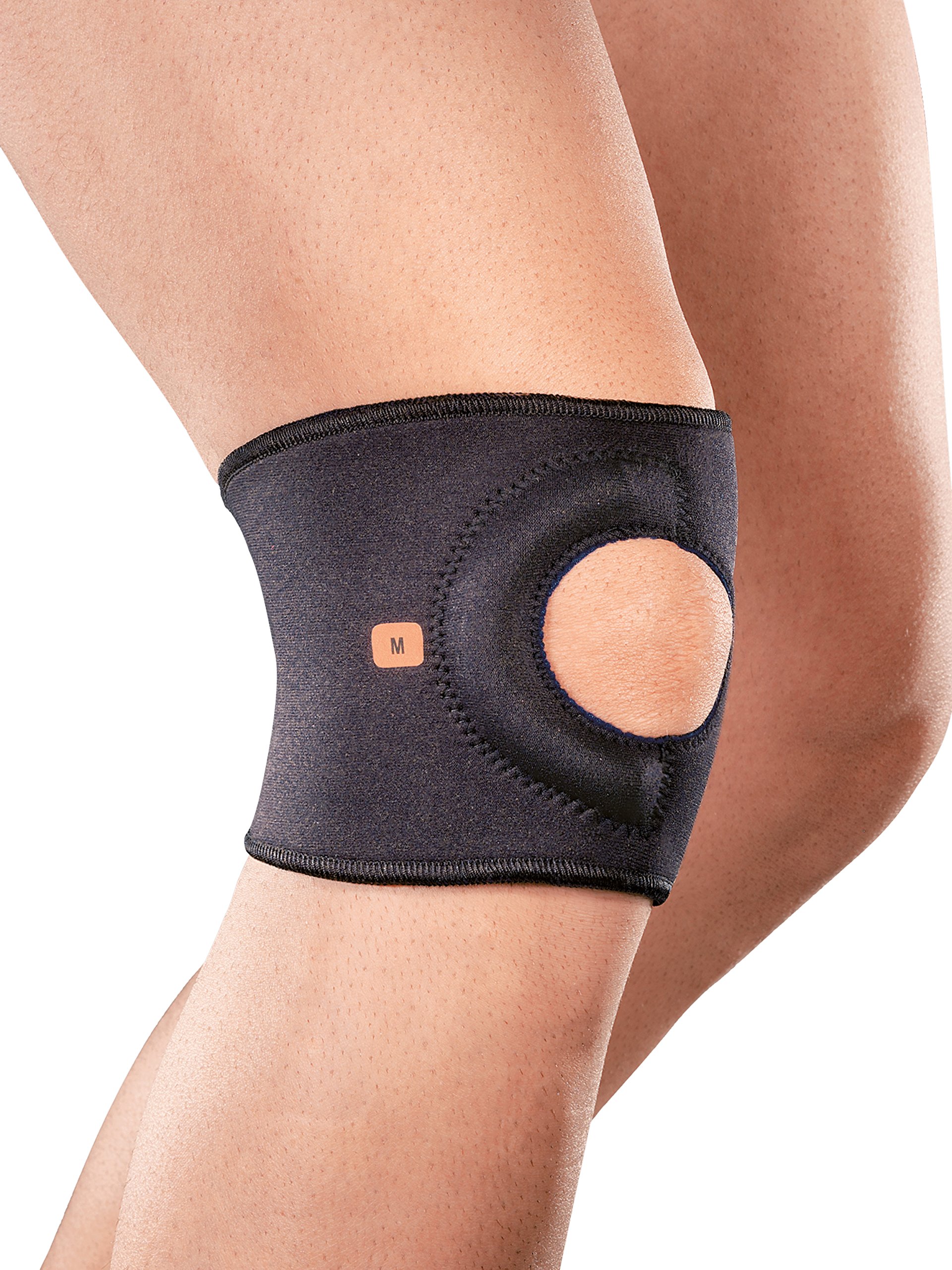Ro + Ten m90010 M Rodillera corta para instabilita rotulea, Negro
