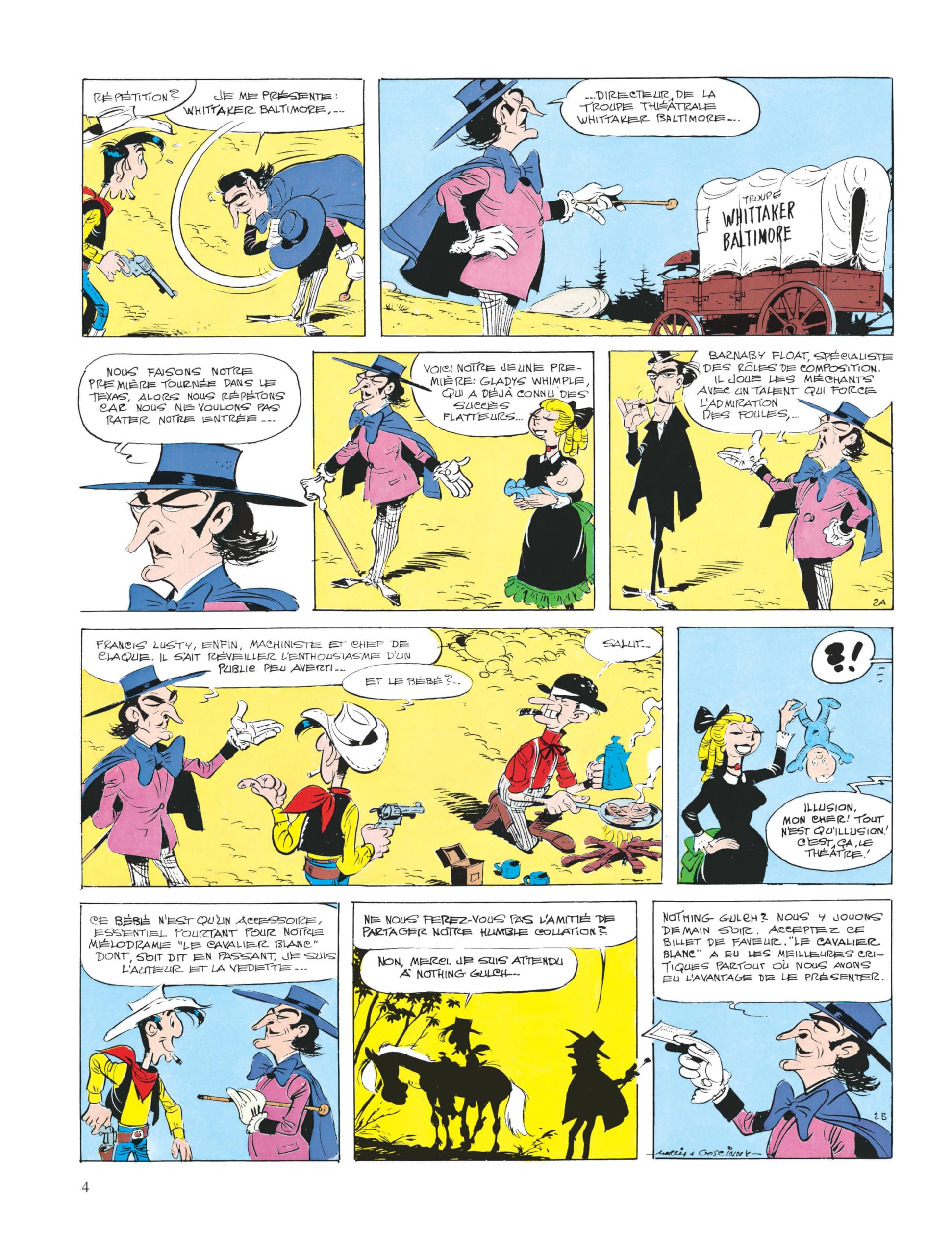 Lucky Luke - Tome 10 - Le Cavalier blanc Goscinny and Morris - PT02