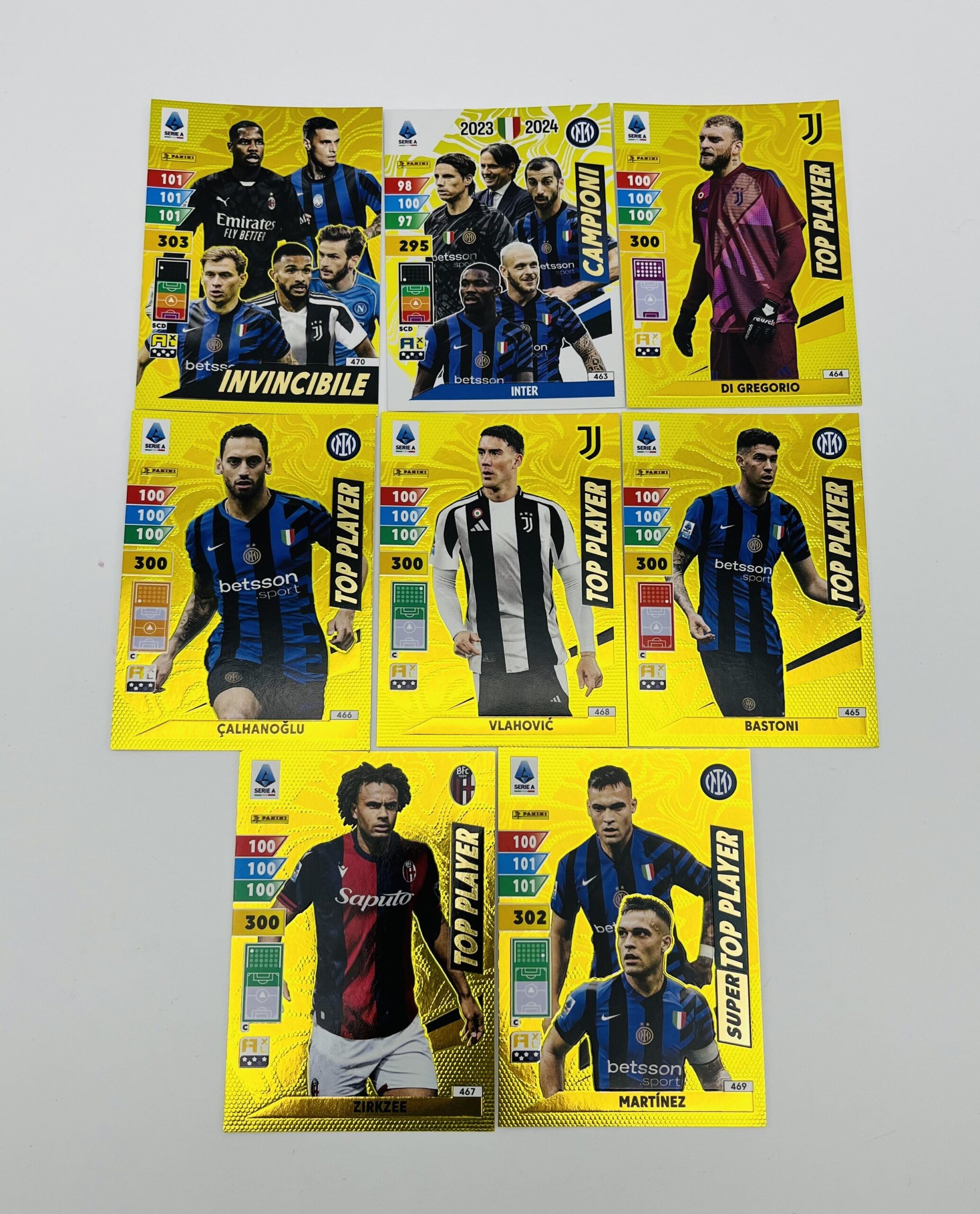 manuelkant Serie completa de futbolistas Adrenalyn 2025 Card Top Player + Super + Campeones + Invencible