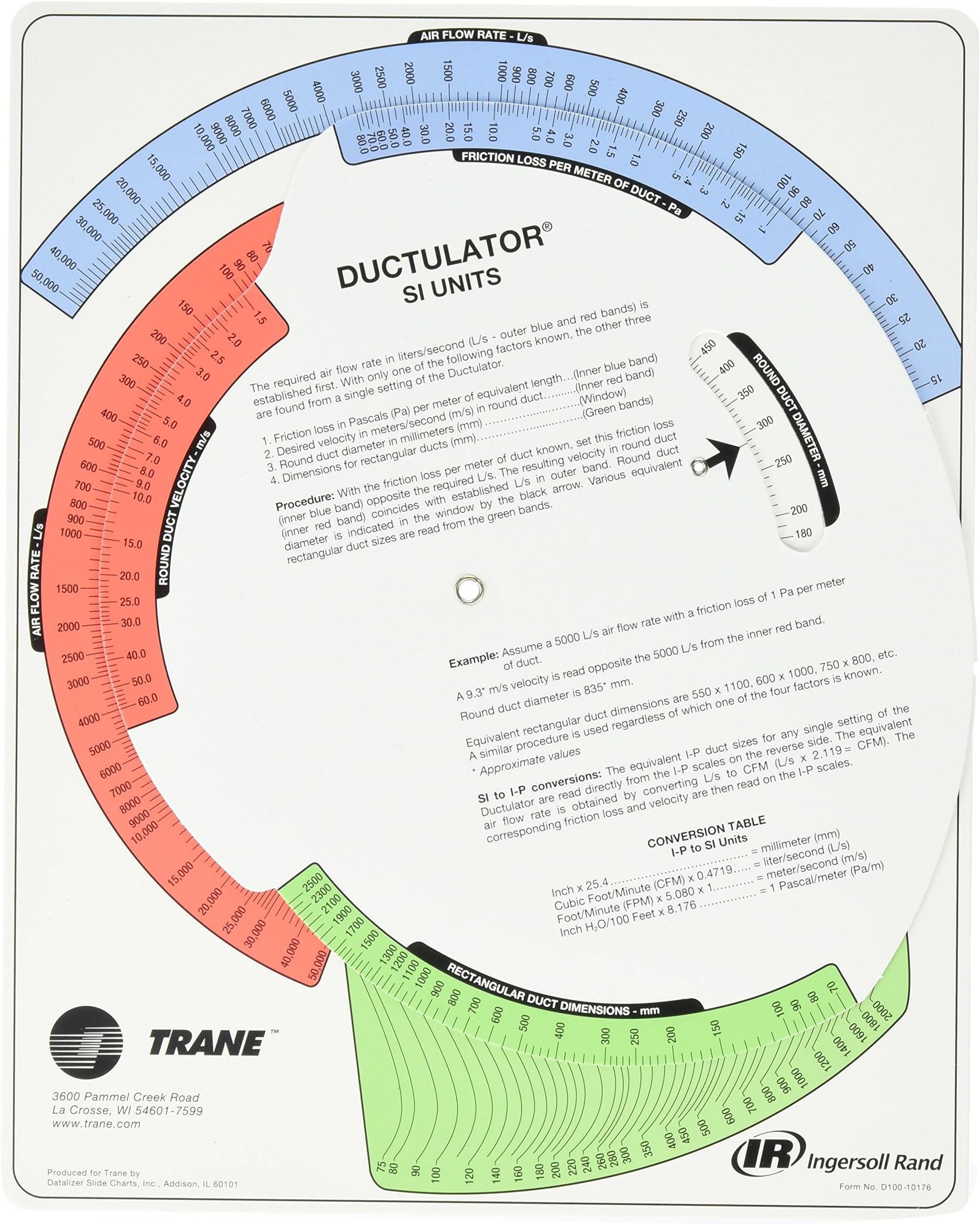Ductulator , Redesigned for 2016 by Trane
