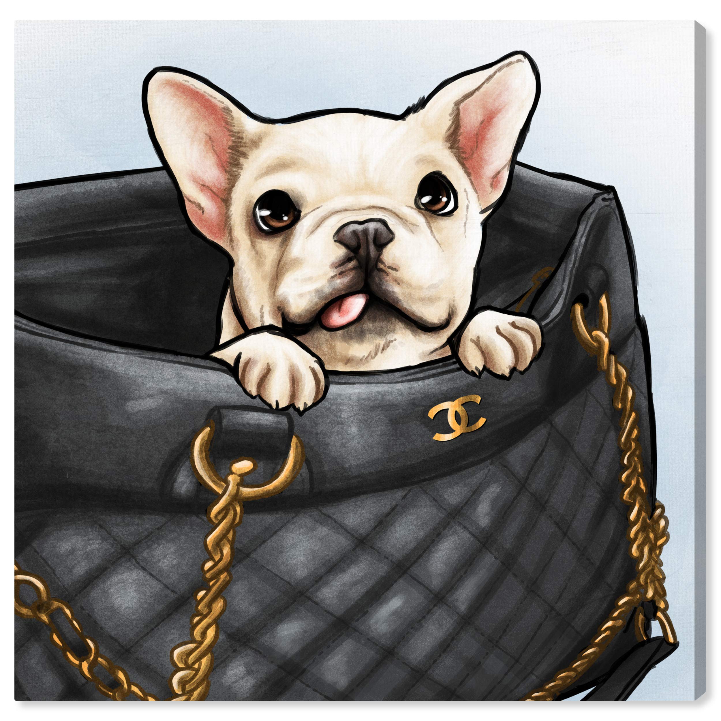 新品 オリバーガル Olivergal Peek a boo Frenchi Amazon.com: The Oliver Gal Artist Co. Peek a Boo Frenchie