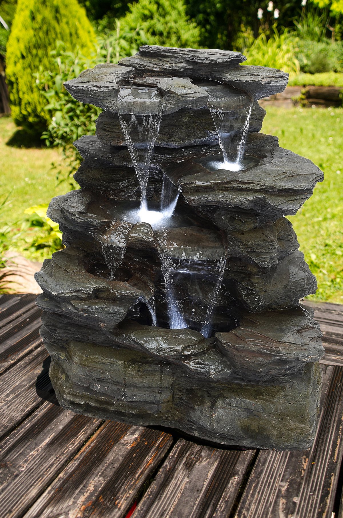 SZMP Fontaine Solaire Extérieur 3.5W 2024 Upgraded,Solaire Flottant Fontaine Mini Jardin Pompe