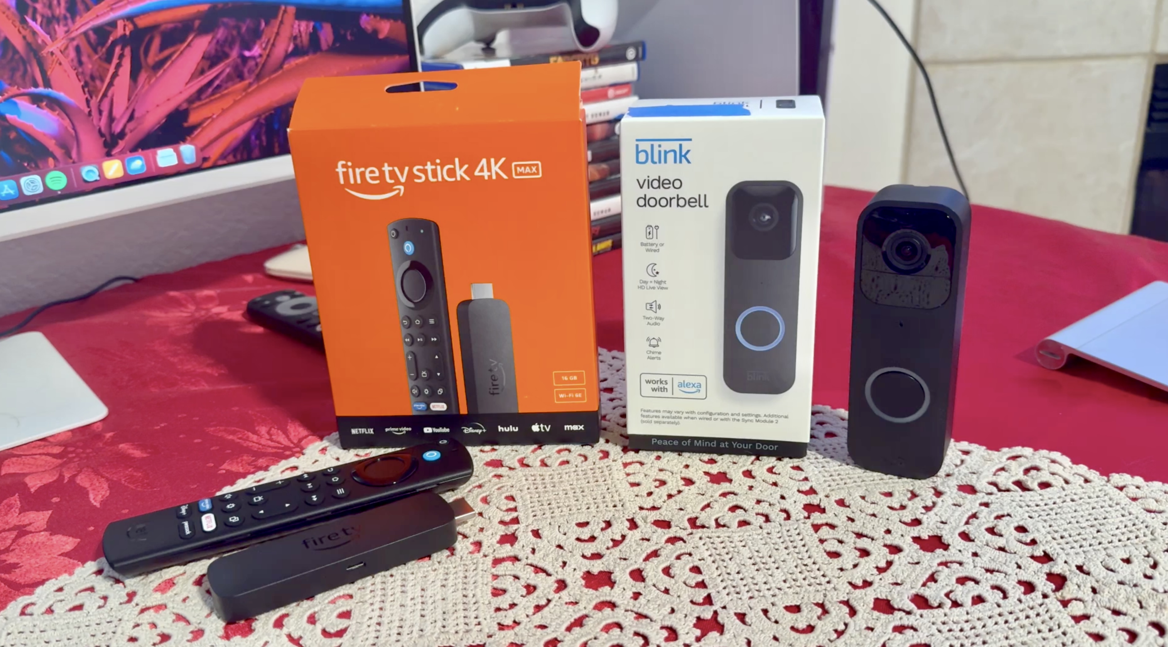 Watch Fire TV Stick 4K Max With Blink Video Doorbell on Amazon Live