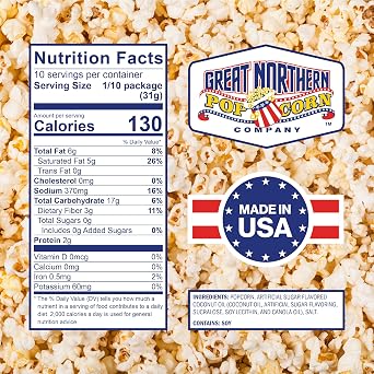 8oz Kettle Corn Popcorn Machine Popcorn Packets - 24-Pack Pre-Measured All in One Popcorn Packs - Bulk Popcorn Kernels, Sweet and Salty Popcorn Flavor, and Oil by Great Northern Popcorn