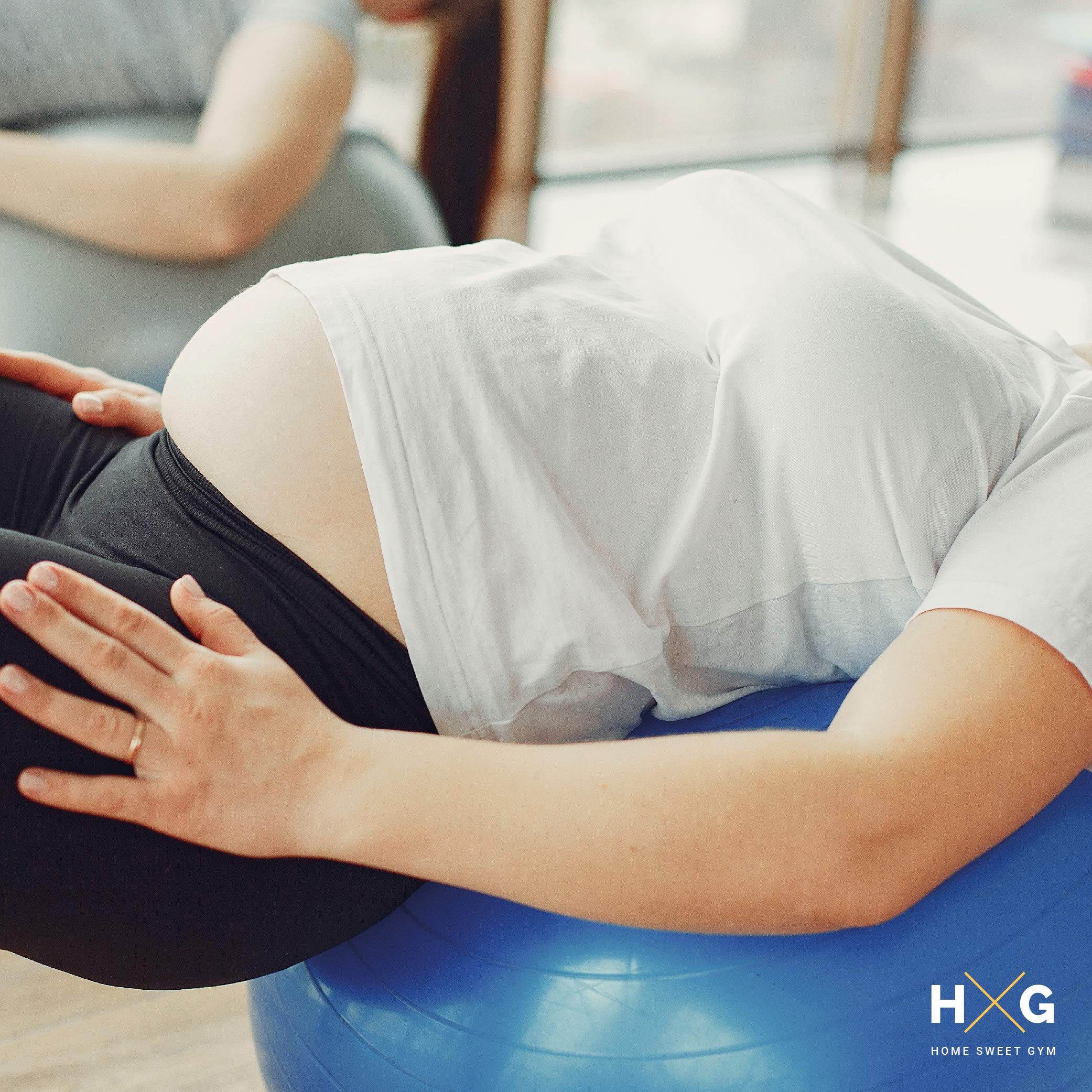 JOWY HxG. Fitness Ball, es Pelota de Ejercicio para Yoga y Pilates Fitball en diámetros de 65 cm, con tecnología Anti explosión, Antideslizante y con inflador Incluido. Tu casa es tu Gimnasio
