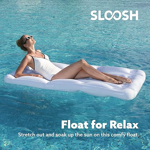 Miniatura 5 de SLOOSH Juego de juguetes de piscina, juego de lanzamiento de pong, juguetes de agua para adultos y niños, juegos familiares, flotadores inflables,