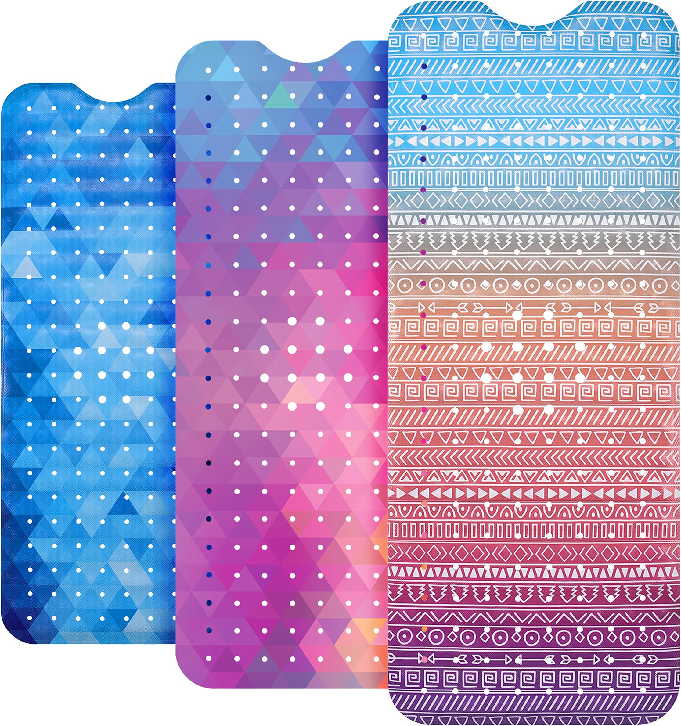 Reetual Bathtub Mat Non Slip Bath Mats for Bathroom. Unique Cute Bath Mat Design. 40x16in Extra Long Bath Mat for Tub with 200 Suction Cups and Large Drainage Holes. Fun Bath Tub Mat Non Slip.