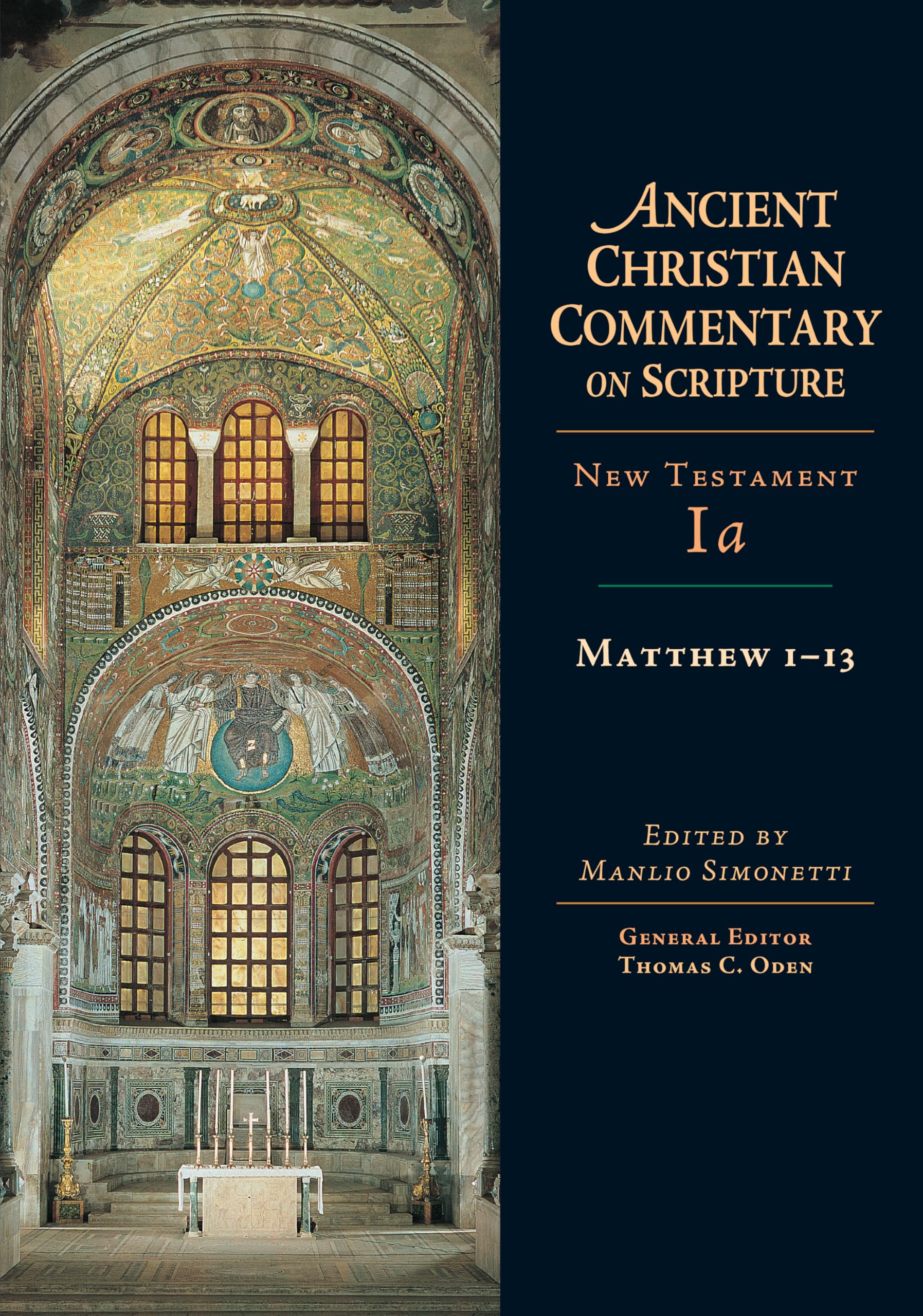 Matthew 113 by Manlio Simonetti, Thomas C. Oden - 9780830814862
