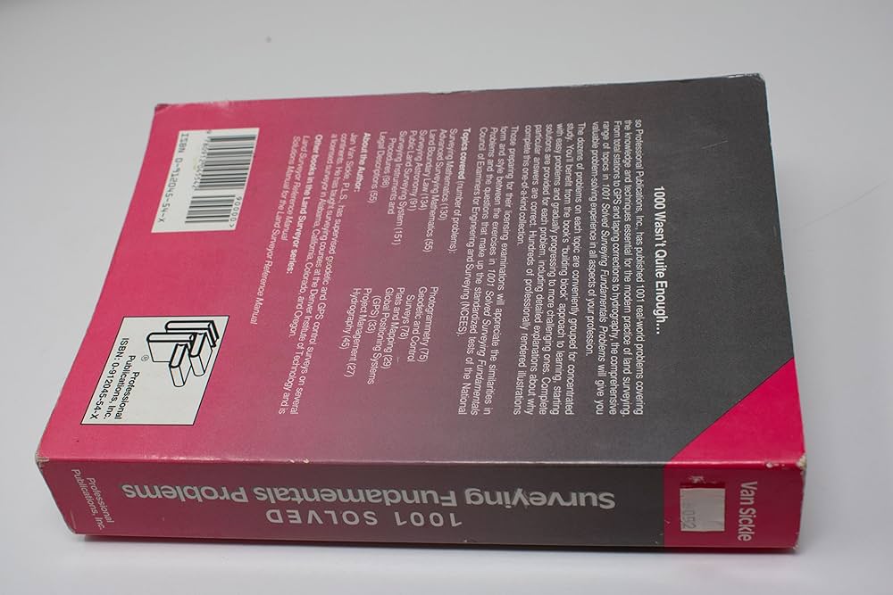 1001 Solved Surveying Fundamentals Problems (Engineering
