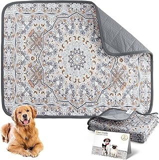 2pcs 46*61cm Waschbar Welpen Unterlagen Haustier Trainingspads PIPI Matten Für Trächtige Hunde Katze Meerschweinchen Wiederverwendbare Urinunterlage Schnell Absorbierend Puppy Pads Rutschfest
