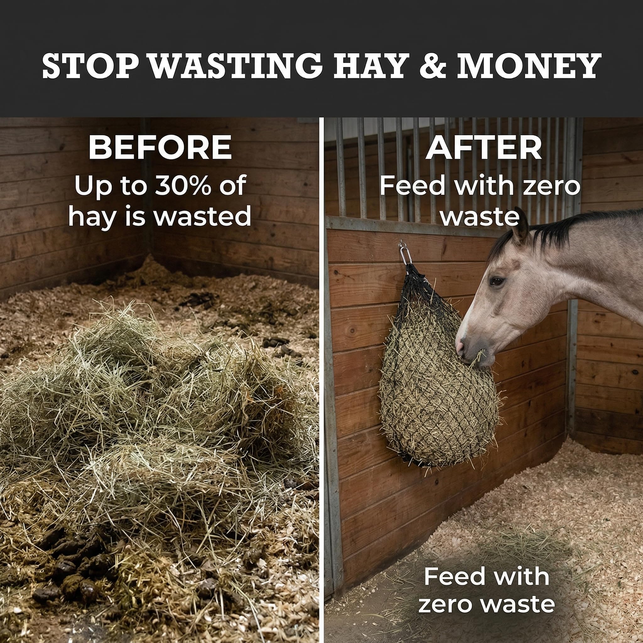 Hay Chix® Slow Feed Hay Net by Horse [Health and Animals, Hay