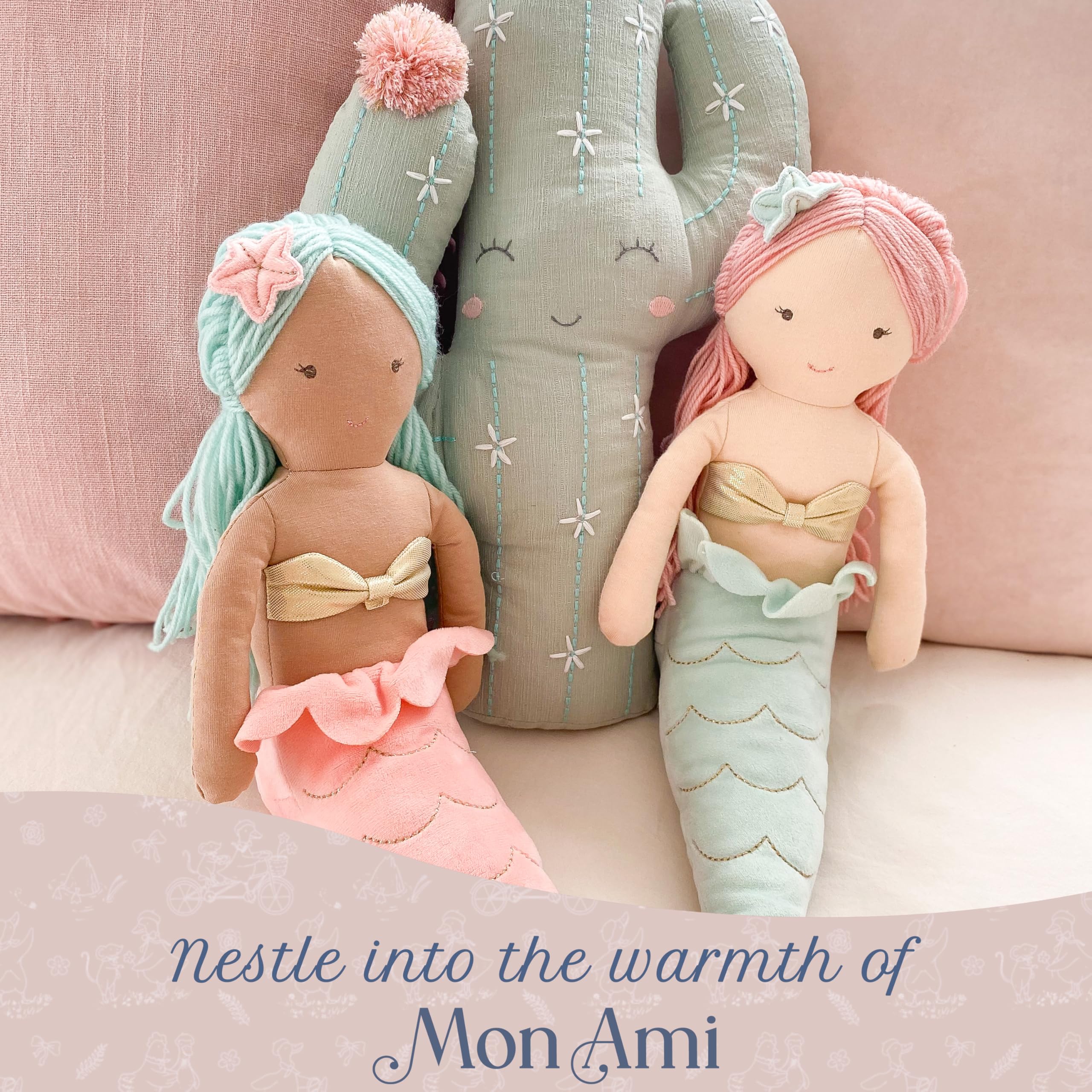 Amazon.com: MON AMI Kaia The Mermaid 9.5-Inch Stuffed Doll for