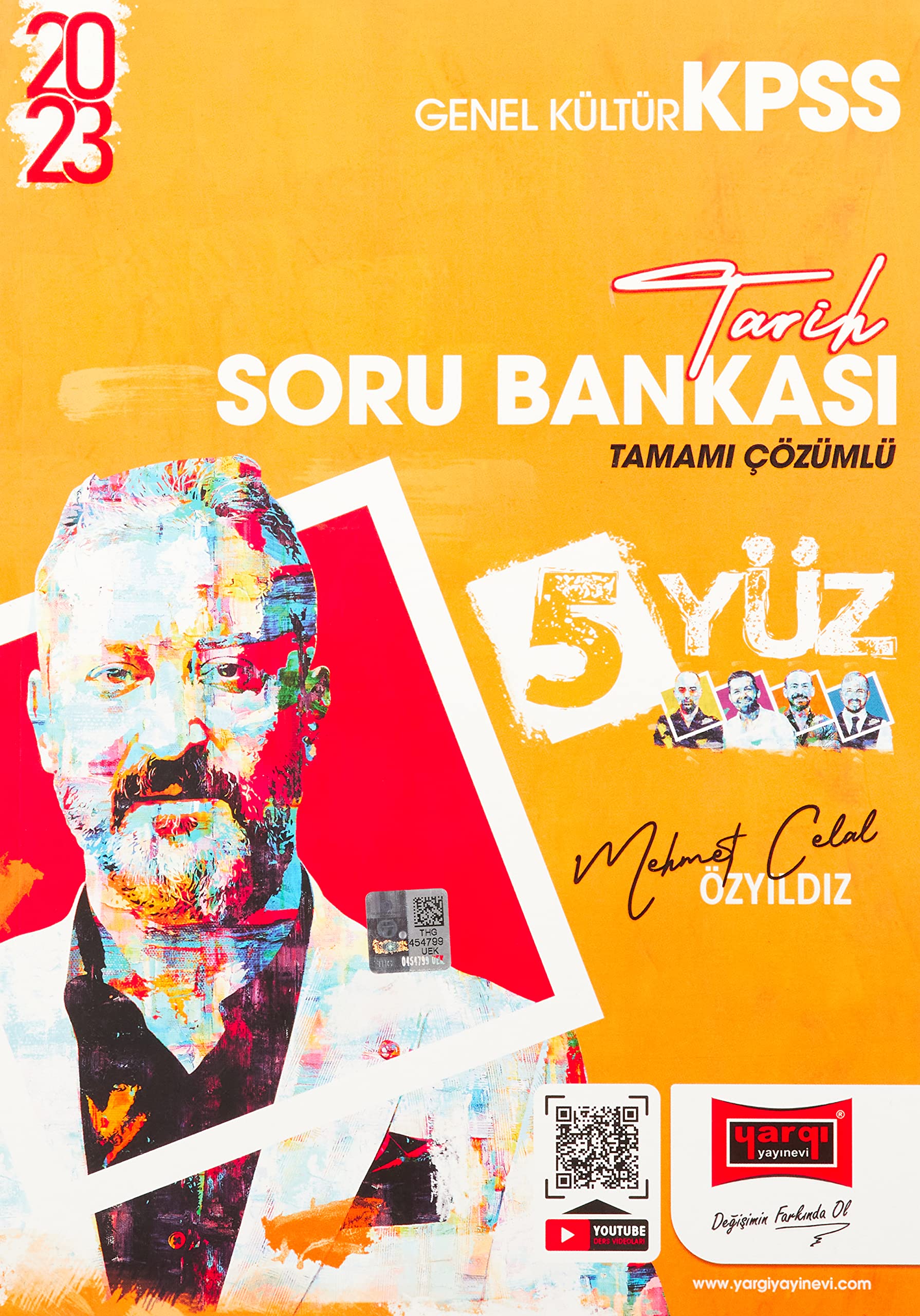 Yargı Yayınları 2023 KPSS 5Yüz Tarih Tamamı Çözümlü Soru Bankası