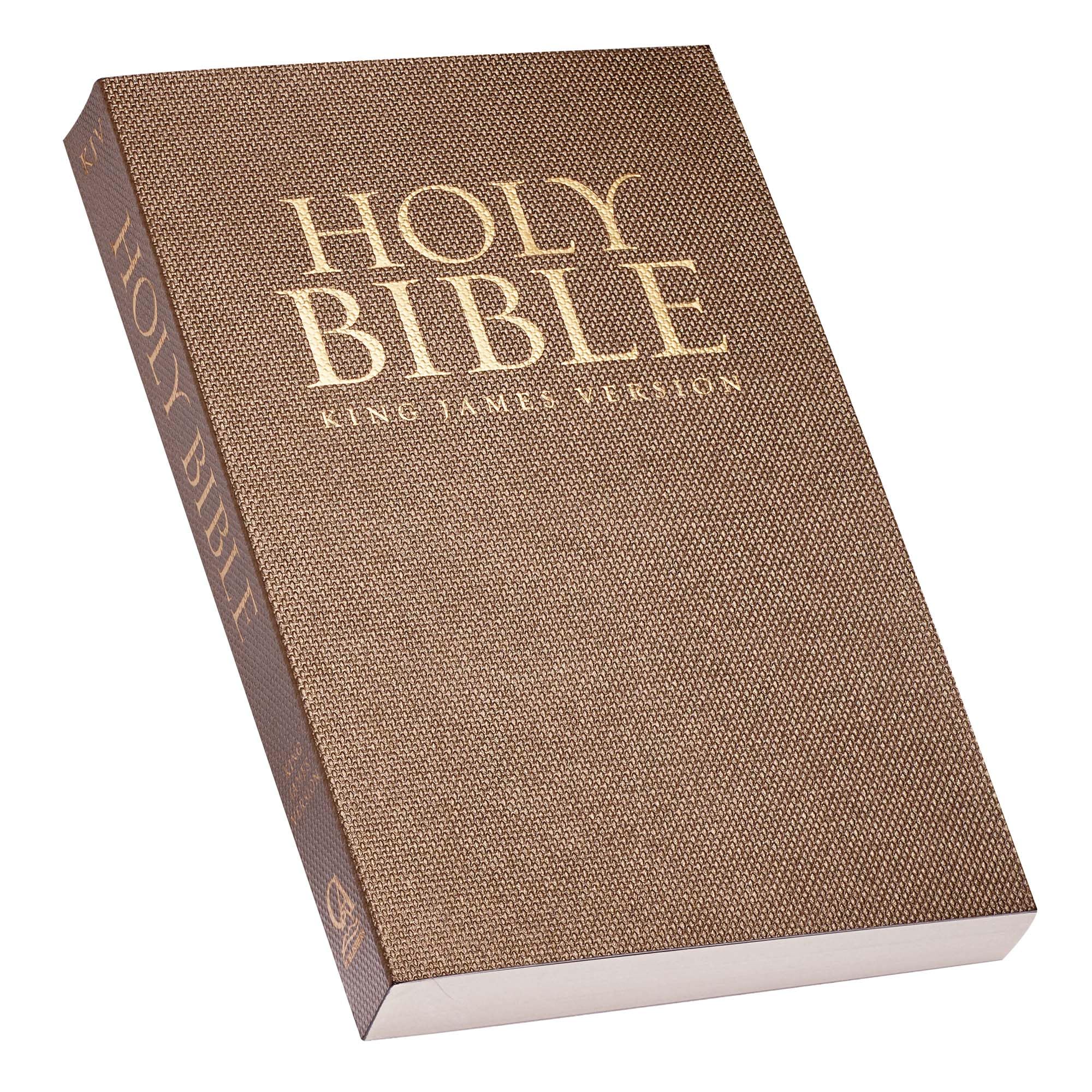 KJV Holy Bible, Gift and Award Bible - Softcover, King James Version, Antique Gold (KJV Gift Award Editions)