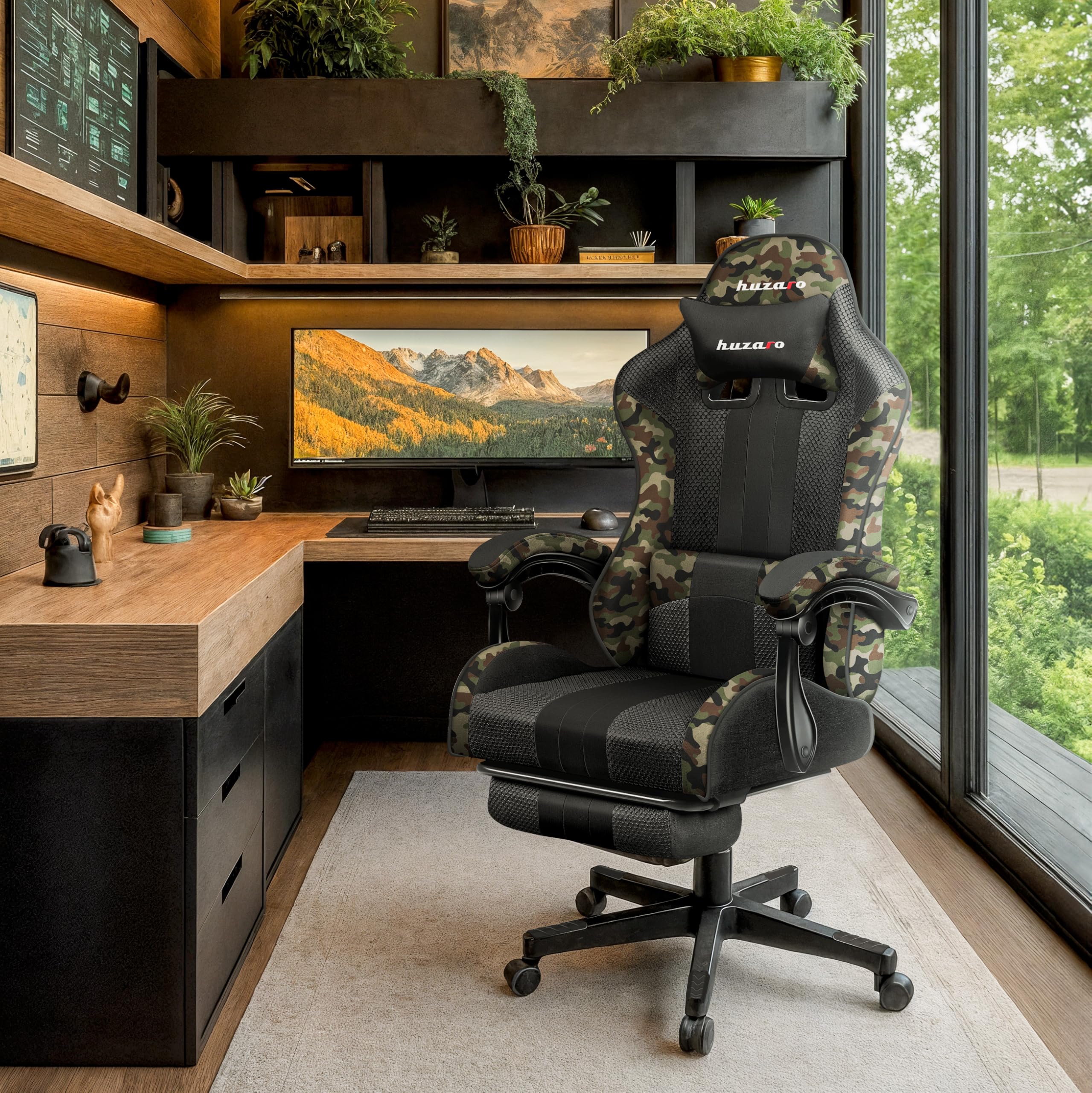 Huzaro Force 4.4 Gamer Szék, Professzionális Játékszék, Acél, Mesh