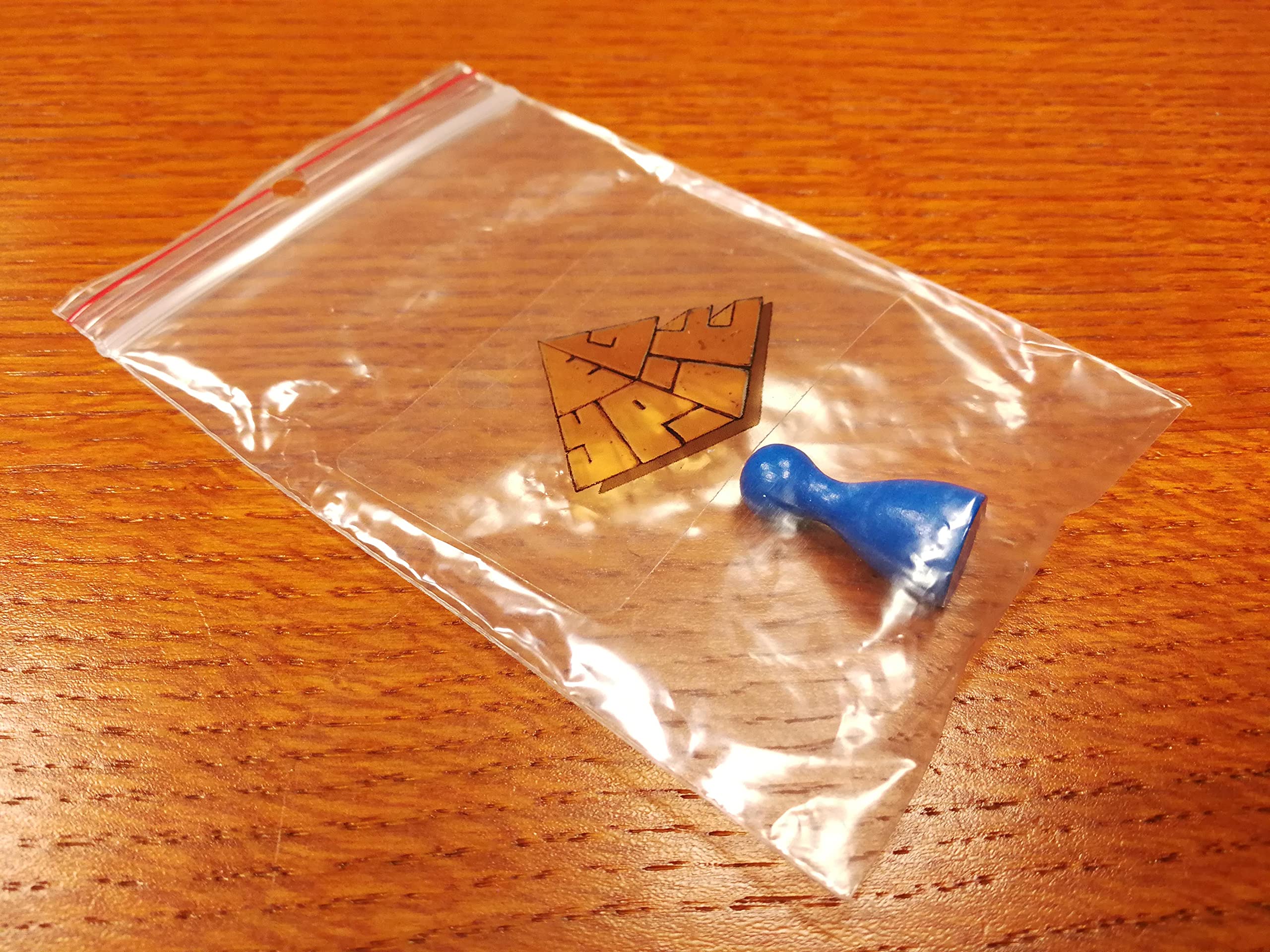 500 Pedine In Legno Colorato Blu Per Giochi Da Tavolo - 12x24 Mm