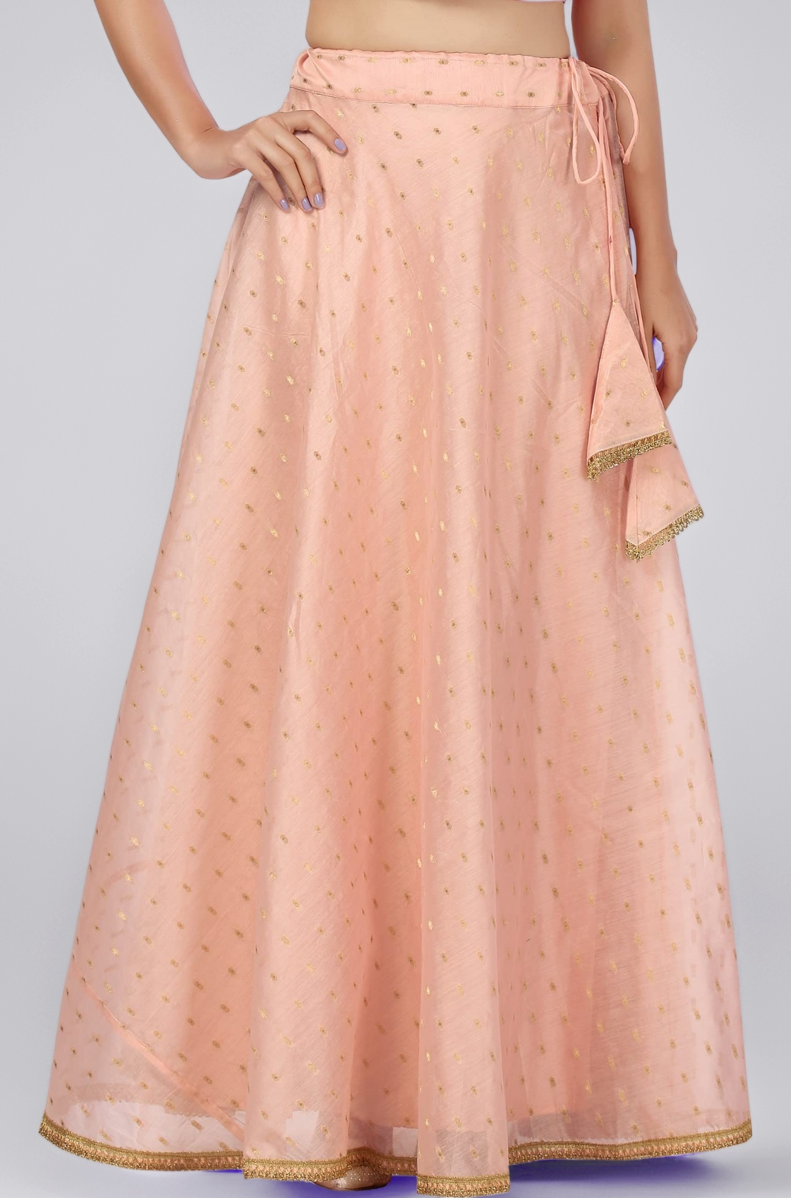 Women's Polyester Maxi Skirt