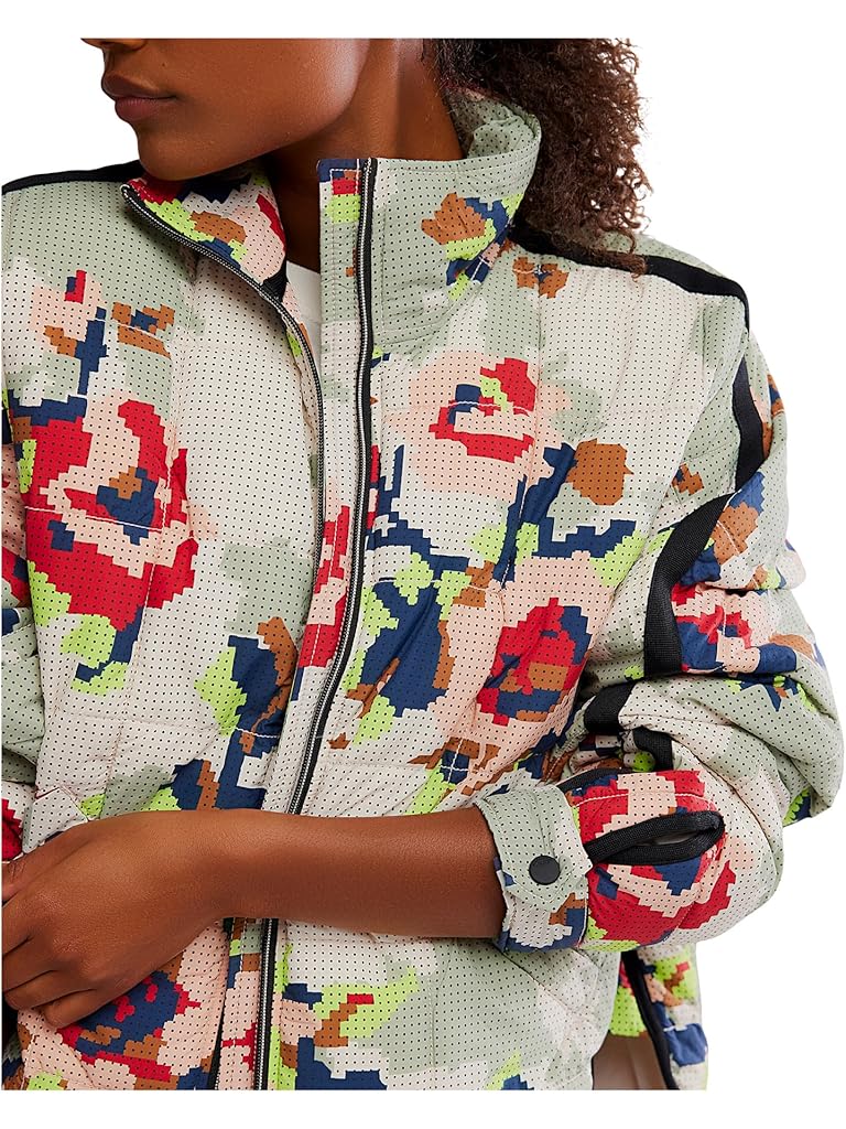 White Free People Pippa Packable Printed