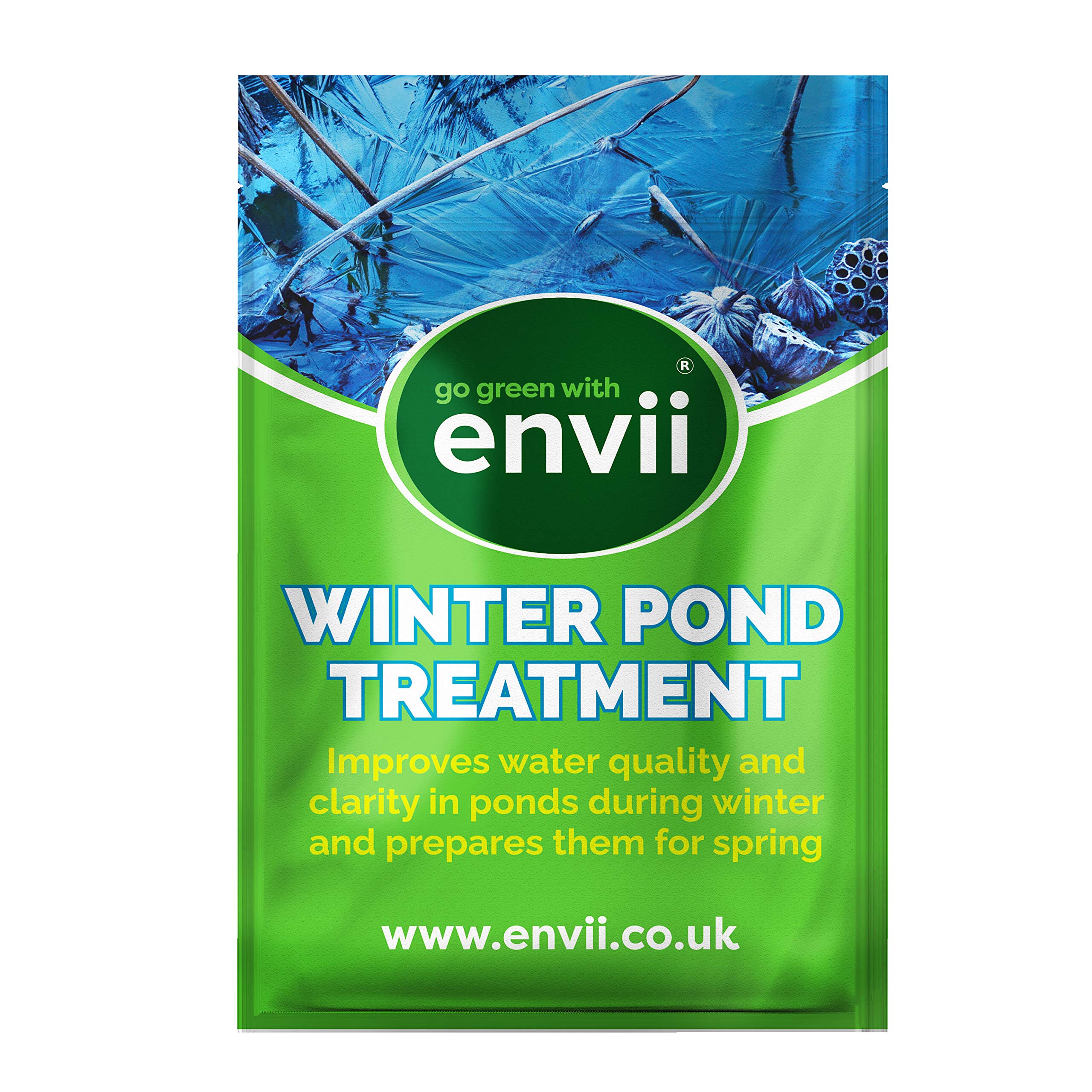 envii Winter Pond Treatment – leczenie stawu w zimie redukuje osady i poprawia przejrzystość wody – wystarcza na 45 000 litrów