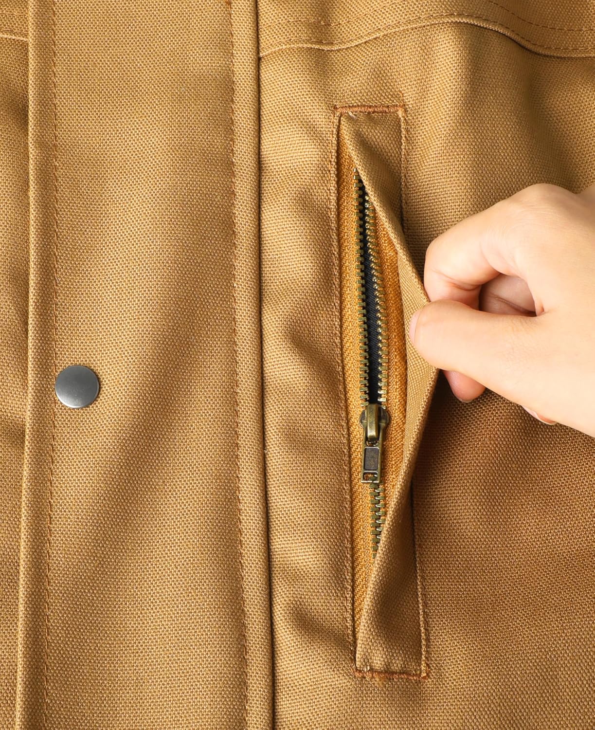 BOCOMAL FR Jacket Insulated Flame Resistant Duck Hooded Coat Outwear&Vest Light Water Repellent and Oil Resistant. - Image 2