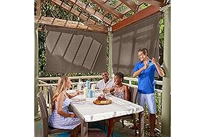 Coolaroo Cordless Outdoor Roller Shade in Expandable 10' Width for Patios