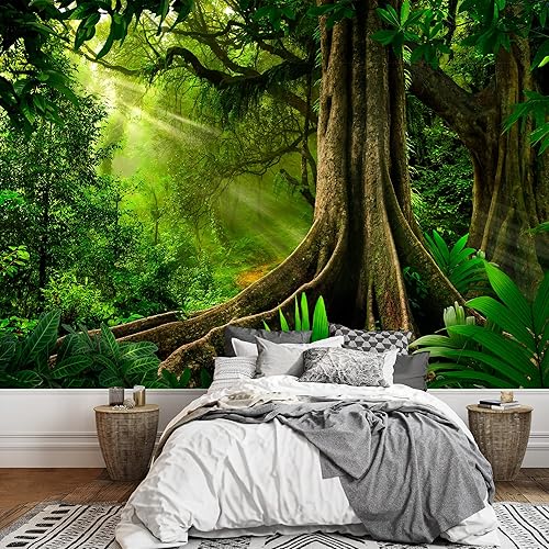 SIGNWIN Mural de pared Bosque autoadhesivo extraíble para decoración de pared de dormitorio sala de estar, 66 x 96 pulgadas