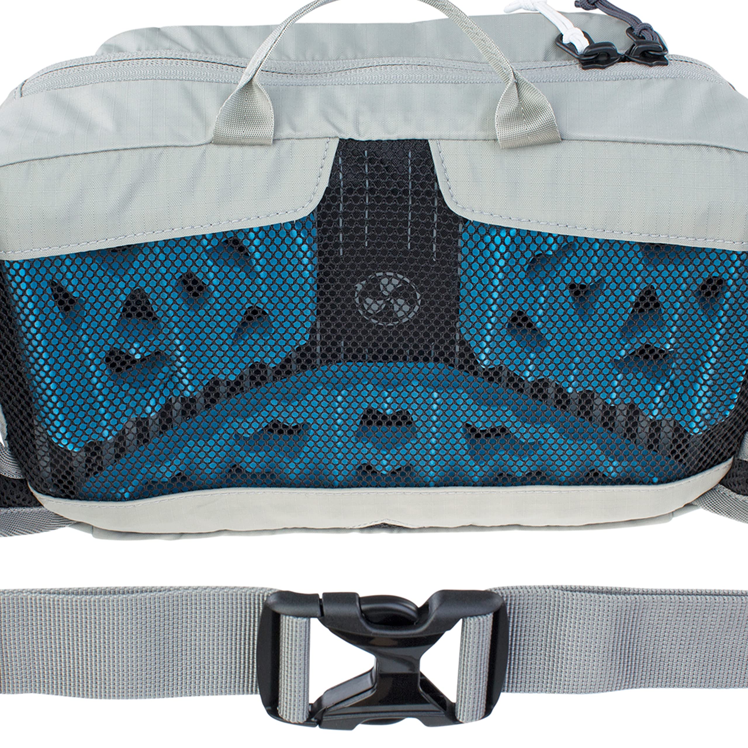 EVOC HIP PACK 3l saszetka biodrowa Saszetka biodrowa z bukłakiem hydracyjnym 1,5l (pojemność 3l, AIRFLOW CONTACT SYSTEM, w zestawie bukłak hydracyjny), kamienny szary