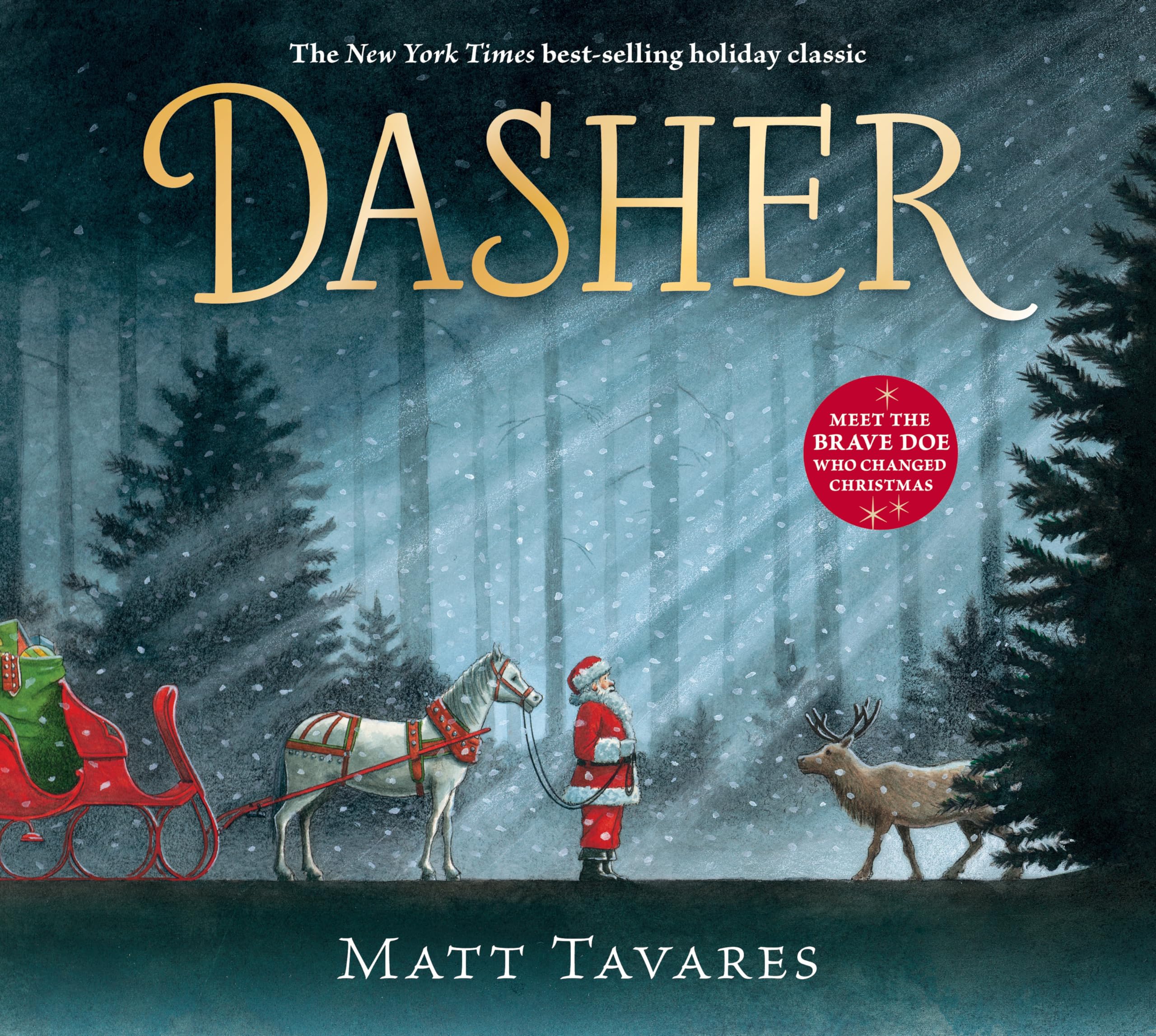 Dasher: How a Brave Little Doe Changed Christmas Forever Hardcover – Picture Book, September 10, 2019